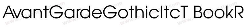 AvantGardeGothicItcT BookRo1字体转换